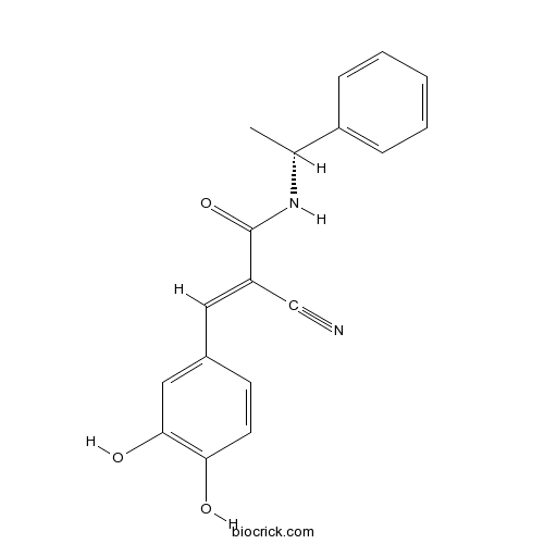 Tyrphostin B44, (-) enantiomer