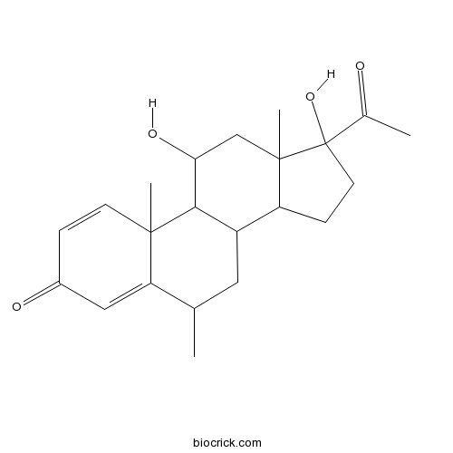 11β,17α-Dihydroxy-6α-methylpregna-1,4-diene-3,20-dione