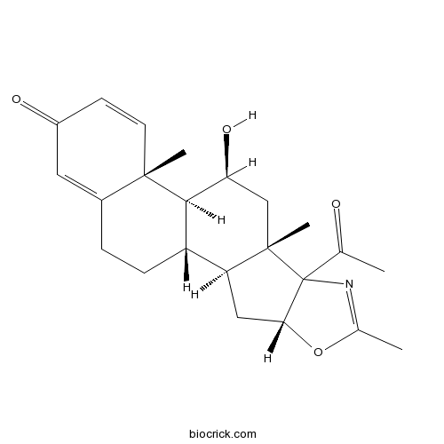 11β-Hydroxy-2'-methyl-5'βH-pregna-1,4-dieno[17,16-d]oxazole-3,20-dione