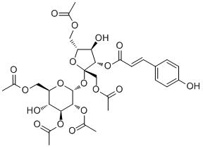 1,6,2',3',6'-O-Pentaacetyl-3-O-trans-p-coumaroylsucrose