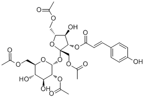 1,6,2',6'-O-Tetraacetyl-3-O-trans-p-coumaroylsucrose