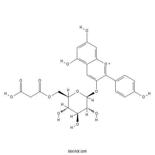 Pelargonidin 3-O-[6-O-malonyl]-glucoside