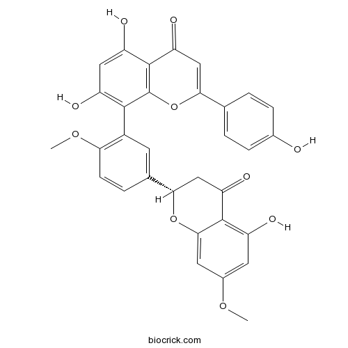 2,3-Dihydroamentoflavone 7,4'-dimethyl ether