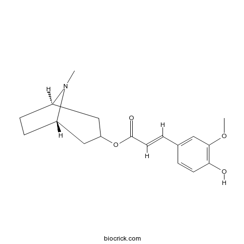 Tropanyl 3-hydroxy-4-methoxycinnamate