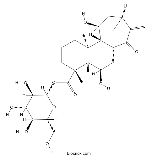 ent-6,11-Dihydroxy-15-oxo-16-kauren-19-oic acid beta-D-glucopyranosyl ester