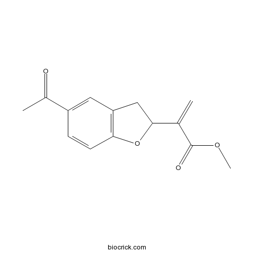 Methyl 2-(5-acetyl-2,3-dihydrobenzofuran-2-yl)propenoate