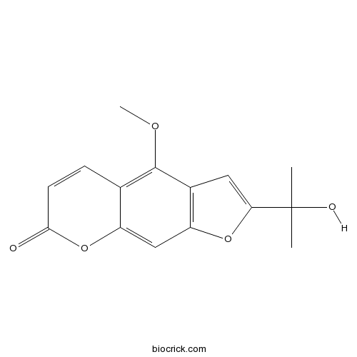 2-(1-Hydroxy-1-methylethyl)-4-methoxy-7H-furo[3,2-g][1]benzopyran-7-one