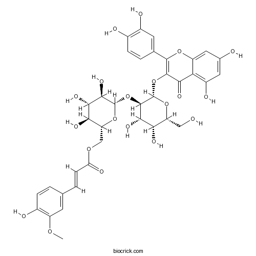 Quercetin 3-O-[2-O-(6-O-E-feruloyl)-beta-D-glucopyranosyl]-beta-D-galactopyranoside