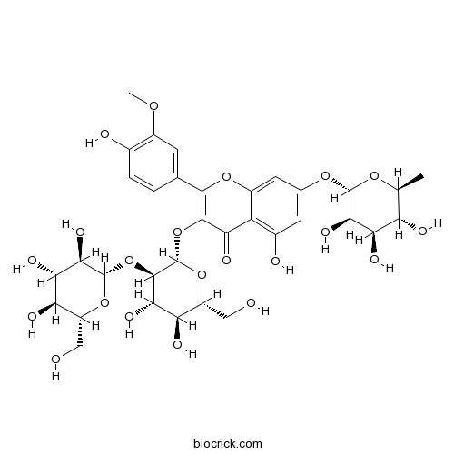 Isorhamnetin 3-sophoroside-7-rhamnoside