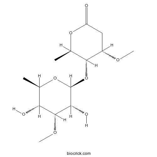 6-Deoxy-3-O-methyl-beta-allopyranosyl(1-4)-beta-cymaronic acid delta-lactone