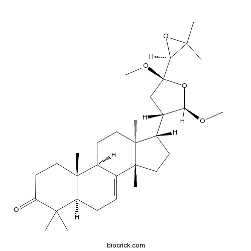 21,23:24,25-Diepoxy-21,23-dimethoxytirucall-7-en-3-one