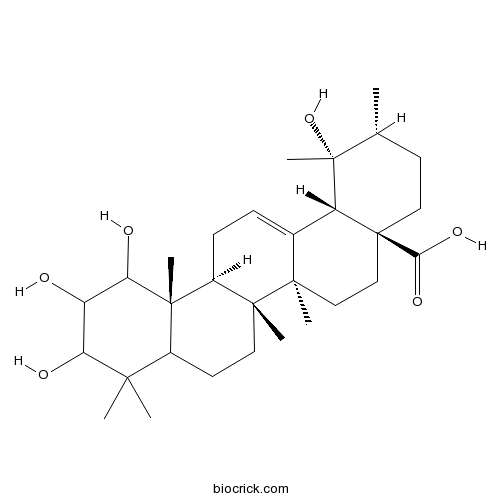 1,2,3,19-Tetrahydroxy-12-ursen-28-oic acid