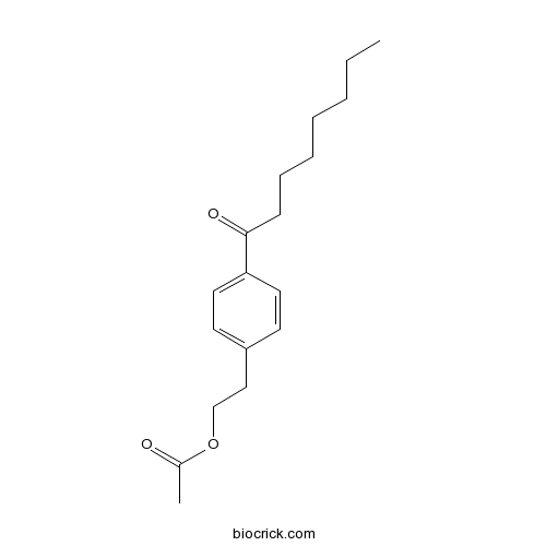 1-Octanone,1-[4-[2-(acetyloxy)ethyl]phenyl]