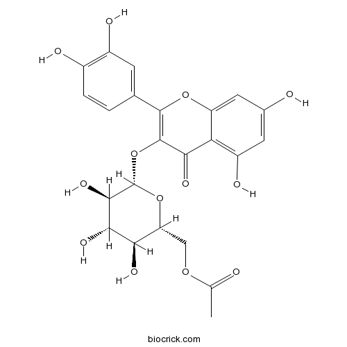 Quercetin-3-O-glucose-6'-acetate