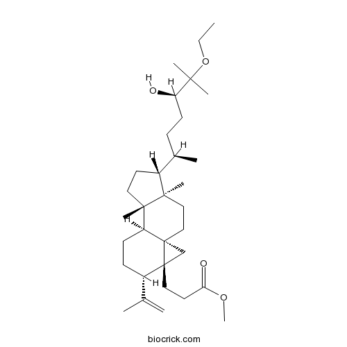 24-Hydroxy-25-ethoxy-3,4-secocycloart-4(28)-en-3-oic acid methyl ester