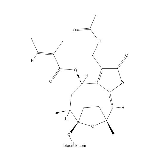 8alpha-Tigloyloxyhirsutinolide 13-O-acetate