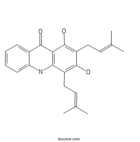 1,3-Dihydroxy-2,4-diprenylacridone