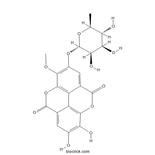 3-O-Methylellagic acid 4-O-rhamnoside