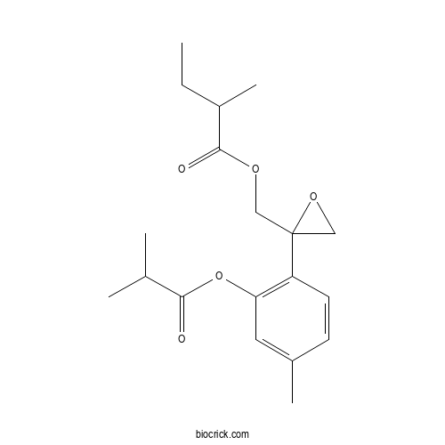 8,9-epoxy-3-isobutyryloxy-10-(2-methylbutanoyl)thymol