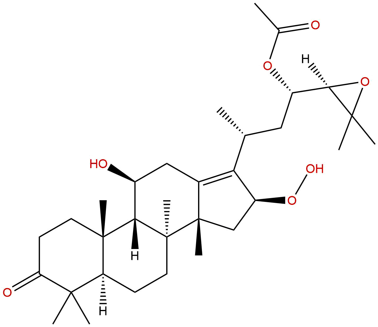 16β-Hydroperoxyalisol B 23-acetate