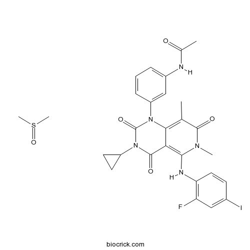 Trametinib DMSO solvate