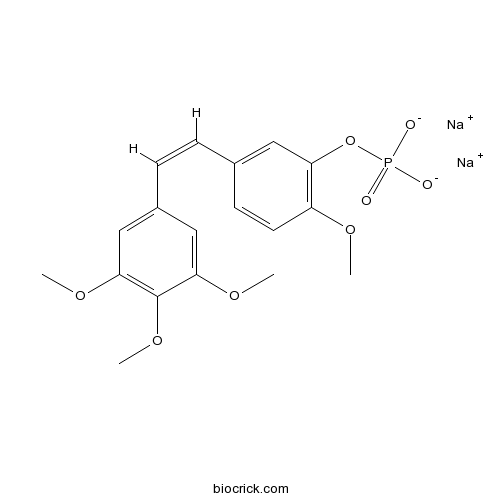 Fosbretabulin (Combretastatin A4 Phosphate (CA4P)) Disodium