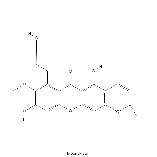 9-Hydroxycalabaxanthone hydrate