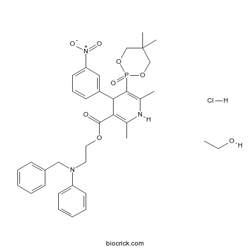 Efonidipine hydrochloride monoethanolate