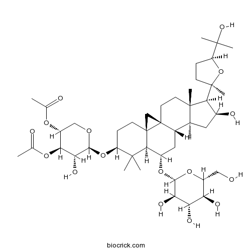 β-D-Glucopyranoside,(3β,6α,16β,20R,24S)-3-[(3,4-di-O-acetyl-β-D-xylopyranosyl)oxy]-20, 24-epoxy-16,25-dihydroxy-9,19-cyclolanostan-6-yl