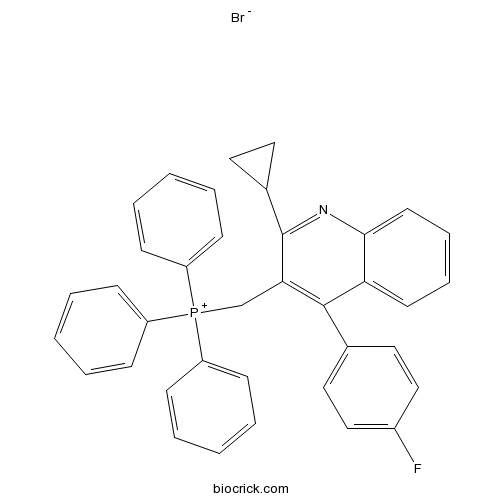 ((2-cyclopropyl-4-(4-fluorophenyl)quinolin-3-yl)methyl)triphenylphosphonium bromide