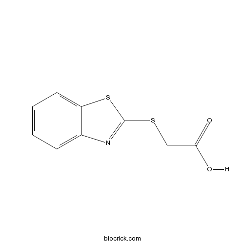 (2-Benzothiazolylthio)acetic acid