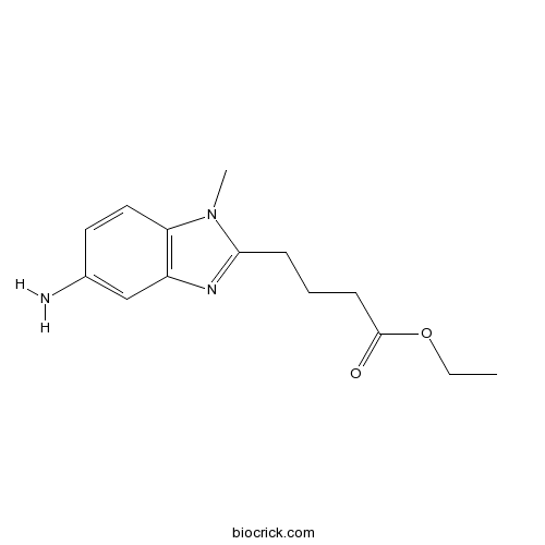 1-Methyl-5-amino-1H-benzimidazole-2-butanoic acid ethyl ester