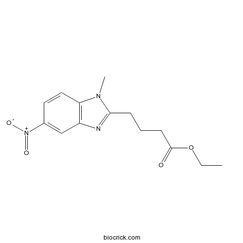 1-Methyl-5-nitro-1H-benzimidazole-2-butanoic acid ethyl ester