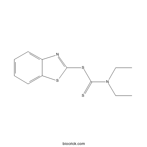 2-Benzothiazolyl diethyldithiocarbamate