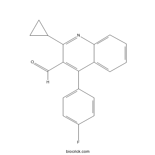 2-Cyclopropyl-4-(4-fluorophenyl)quinoline-3-carboxaldehyde