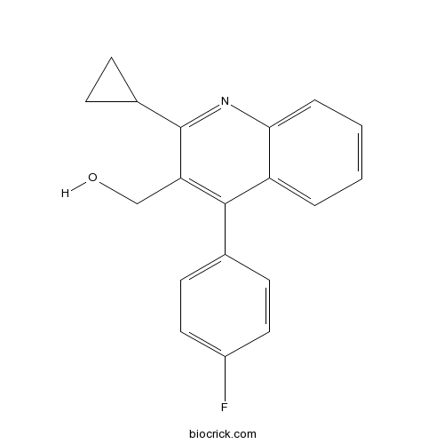 2-Cyclopropyl-4-(4-fluorophenyl)-quinolyl-3-methanol