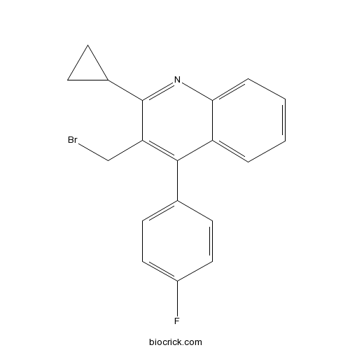 3-(Bromomethyl)-2-cyclopropyl-4-(4'-fluorophenyl)quinoline