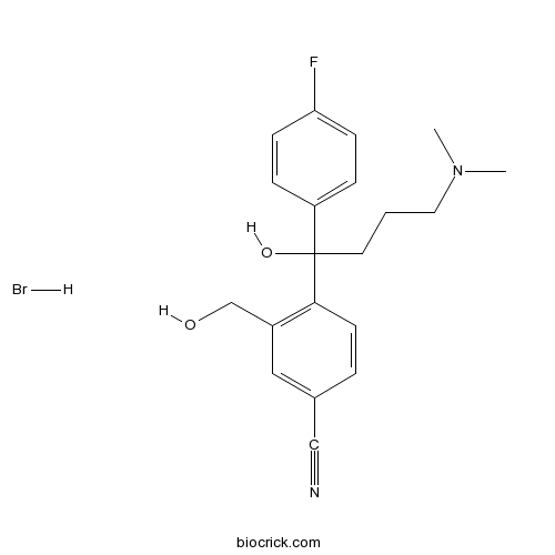 4-(4-(Dimethylamino)-1-(4-fluorophenyl)-1-hydroxybutyl)-3-(hydroxymethyl)benzonitrile hydrobromide