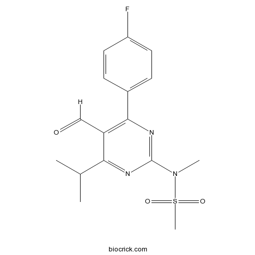 4-(4-Fluorophenyl)-6-isopropyl-2-[(N-methyl-N-methylsulfonyl)amino]pyrimidinyl-5-yl-formyl