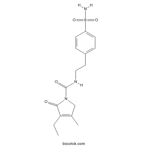 4-[2-[(3-Ethyl-4-methyl-2-oxo-3-pyrrolin-1-yl)carboxamido]ethyl]benzenesulfonamide