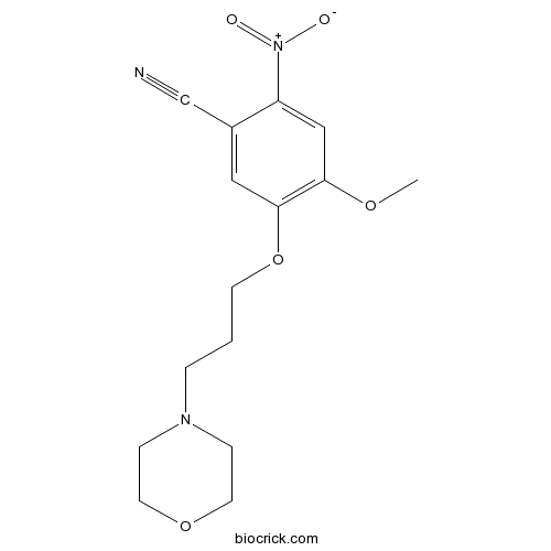 4-Methoxy-5-(3-morpholinopropoxy)-2-nitrobenzonitrile