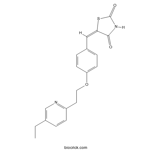 5-(4-(2-(5-Ethylpyridin-2-yl)ethoxy)benzylidene)thiazolidine-2,4-dione