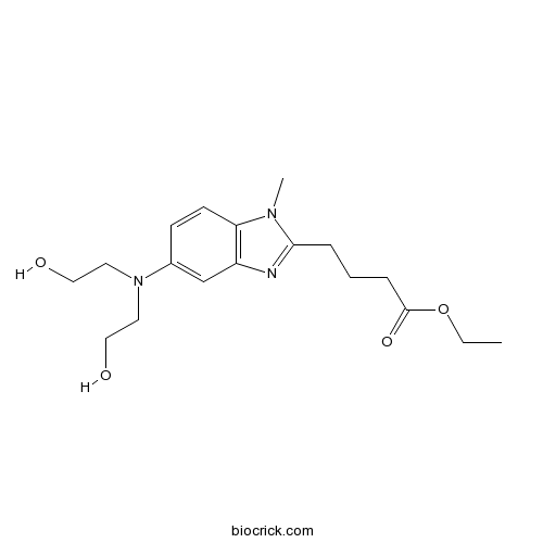 5-[Bis(2-hydroxyethyl)amino]-1-methyl-1H-benzimidazole-2-butanoic acid ethyl ester