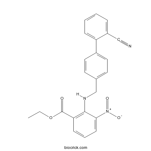 Ethyl 2-(((2'-cyano-[1,1'-biphenyl]-4-yl)methyl)amino)-3-nitrobenzoate
