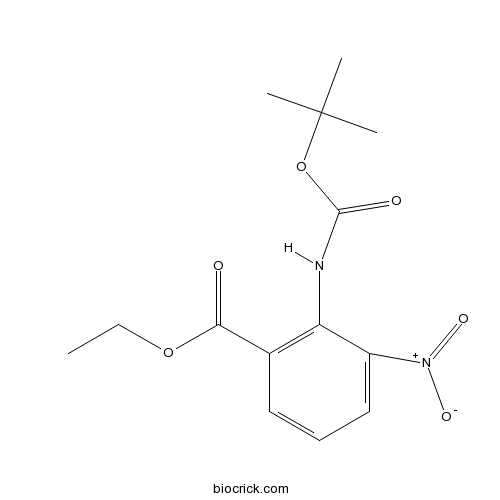 Ethyl2-((tert-butoxycarbonyl)amino)-3-nitrobenzoate