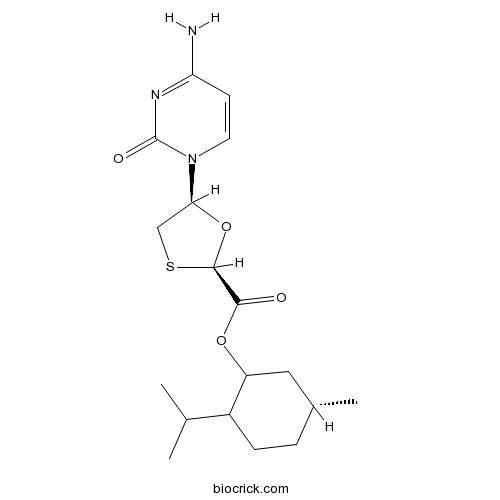 Menthyl-5-(4-amino-2-oxo-2H-pyrimidin-1-yl)-[1,3]oxathiolane-2-carboxylic acid