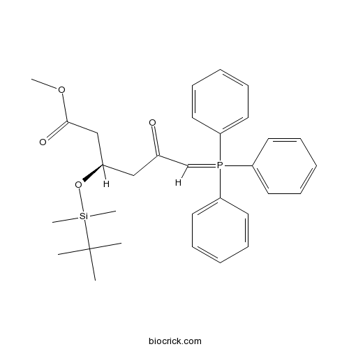 Methyl (3R)-3-(tert-butyldimethylsilyloxy)-5-oxo-6-triphenylphosphoranylidenehexanoate