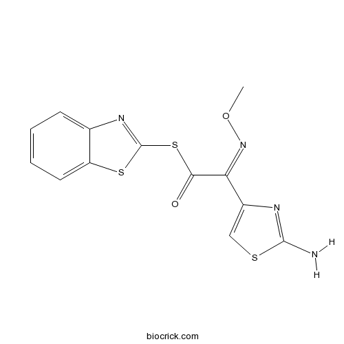 S-2-Benzothiazolyl2-amino-alpha-(methoxyimino)-4-thiazolethiolacetate