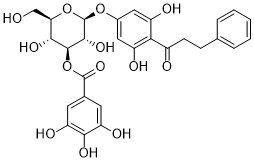 2',4',6'-Trihydroxydihydrochalcone 4'-O-(3''-O-galloyl)glucoside