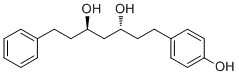 (3R,5R)-1-(4-Hydroxyphenyl)-7-phenylheptane-3,5-diol